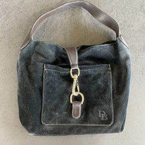 Dooney & Bourke Suede Hobo Shoulder Bag